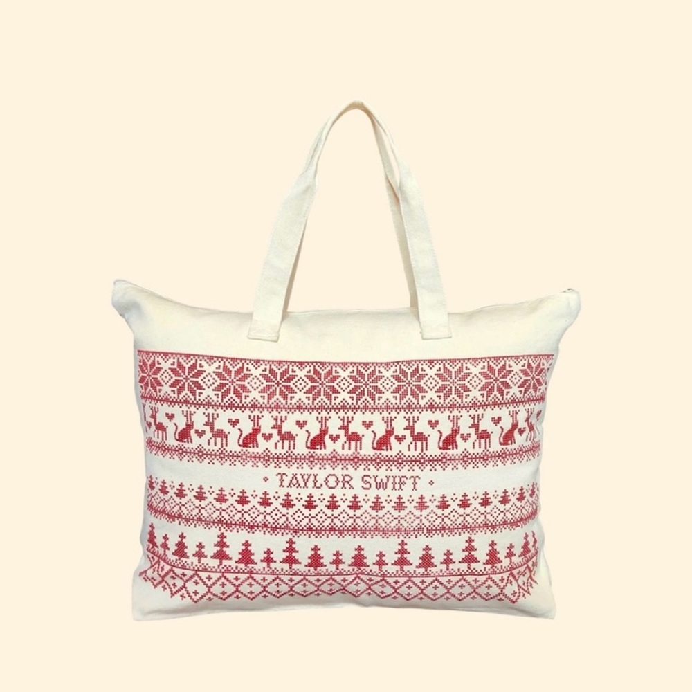 Taylor Swift Christmas Tree Farm Tote Bag